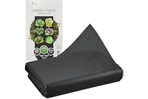 OwnGrown Bâche désherbante perméable à l'eau : 10 m² de bâche de Jardin - 50 g/m² de bâche d'hiver - bâche désherbante pour Le Jardin