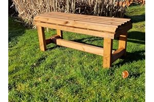 Churnet Valley Garden Bench, Wooden Garden Bench, Outdoor Wooden Bench, Outdoor Bench