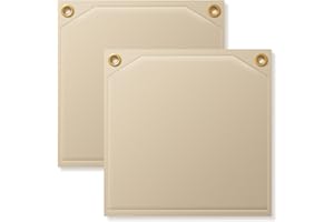 FLASLD 2-Pack Heavy Duty Soldering Heat Shield 12" x 12" Flame Protector Pad Plumbing & High Temperature 2000°F Heat Resistant Blanket for Soldering Copper Pipe