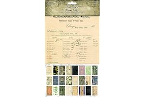 ADVANTUS Tim Holtz Toile de fond - Volume 3 - Loisirs créatifs - Multicolore