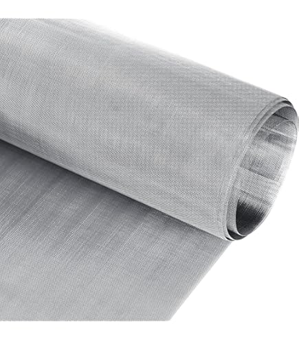 Industriëel Filterdoek Voor Chemicaliën TIMESETL Filtergaas Van Roestvrij Staal 304 - 200 Mesh, 30x100 Cm, Voor Luchtfilters En Industriële Toepassingen Vloeistof Filtratie