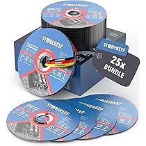 Lot De 120 Disques Abrasifs 125 Mm Velcro – Grains 40 à 600 – Pour Meuleuse D'Angle – Avec Tampon Mousse Et Adaptateur