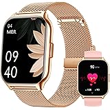 ZOSKVEE Smartwatch Uomo Donna, Effettua/Rispondi alle Chiamate, 2.0" Fitness Orologio, 100+ Modalità Sportive, Monitoraggio S