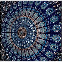 Hippie Mandala Spiaggia Copriletto Coperta Indiano Stuoia Yoga Rotondo Telo Da - Foto 12