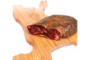 SAPORI MEDITERRANEI Soppressata Piccante Calabrese 2 pezzi da 350g - Specialità Gastronomiche Perfetta Per Aperitivi, Panini, Affettati e Ceste Regalo - DA AFFETTARE