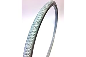 ROLKO Pneu pour fauteuil roulant 24 x 1 3/8 absolument résistant aux crevaisons ETRTO 37-540 (24 pouces), gris, 100 % polyuréthane
