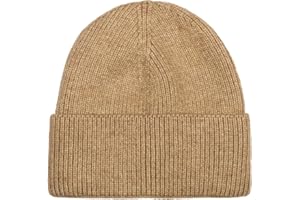 styleBREAKER Berretto a Maglia Unisex con Motivo a Coste e Tesa Larga, Berretto a Maglia fine a Doppia Maglia, Berretto a Maglia 04024190