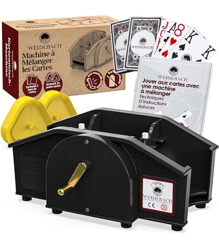 Mélangeur Cartes Poker UNO Blackjack AVUMDA Mélangeur De Cartes Automatique, Mélangeur De Carte Mélangeur Cartes Poker UNO Blackjack AVUMDA Mélangeur De Cartes Automatique, Mélangeur De Carte