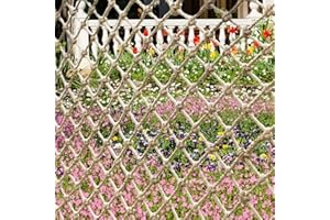 WEIZON Filets de sécurité Filet Décoratif Balcon Décor Net,Escalade Corde Tissée Filet De ChargementFilet De Corde De Chanvre Escalier Balcon Filet Anti-Chute Filet De Protection Corde D'échelle