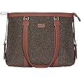 ZOUK Vegan Leather Women's Office Bag for 15.6 inch Laptop, MacBook
