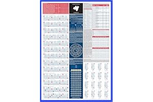 THE REALLY USEFUL POSTER COMPANY Aprende a Tocar el Bajo, Solfeo y Composición Musical con nuestra Tabla de Modos, Acordes y Teoría Totalmente Ilustrada - Perfecta para Principiantes - Tamaño A1 - Versión Plegada