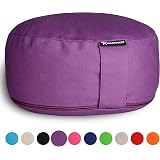 Coussin De Méditation Zafu En Coton - Rembourrage Sarrasin Naturel Pour Yoga Et Relaxation