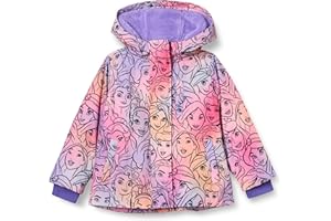 Amazon Essentials Disney | Marvel | Star Wars | Frozen | Princess Abrigo Plumífero Cálido (Previamente Spotted Zebra) Niña