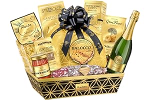 Cesto Natalizio Regalidea “Delizie” con Specialità Gastronomiche Tipiche di alta qualità - Confezione Regalo di Natale Gourmet da 9 Pezzi