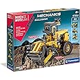 Clementoni-61718-Science Museum-Mechanics Laboratory-Bulldozer-Made in Italy-Vehicles Building Set for Kids from 8 Years and Older, English