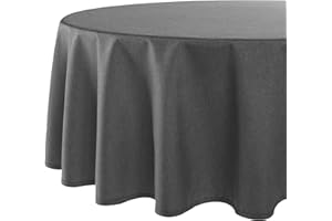 Delindo Lifestyle Wien Home Nappe anti-taches ovale Anthracite, 160 x 220 cm oval