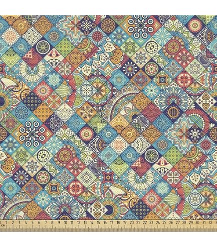 HEKO PANELS Tela Para Tapizar Impermeable Por Metro Telas Tintada Para Sofas Gruesa Resistente Al Desgaste Antimanchas Sillas Loneta Estampada Flores 1 Metro 155 X 100 Cm