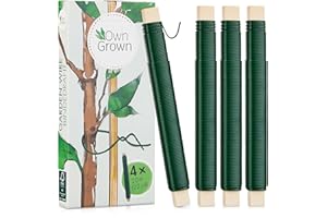 OwnGrown Filo di Ferro per Piante - Verde Sottile Modellabile per Giardinaggio e Artigianato - Filo Metallico per Legare Le Piante e Floreale