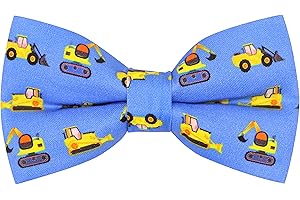 OCIA Pajaritas Hombre Originales Pajarita De Algodón Con Diseño Patrón de Dinosaurios Patos Pre-Atado Para Adultos Niños Fiesta