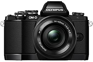 Olympus E-M10 Appareil Photo Hybride Ecran LCD 3" (7,62 cm) 16 Mpix Optique Zoom 3X + Objectif 14-42 mm Noir
