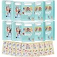 Bluey Party Bags - 10 Pcs Gift Bags with Sticker Sheet, Kids' Party Favours for Birthday Party