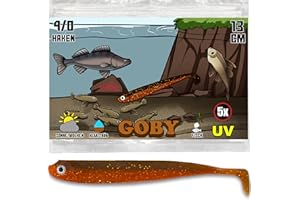 ‎PARADOX FISHING Paradox Fishing Gummifische 7,5cm 10cm 13cm - Zanderköder Gummifisch Zander Köder Gummifische Set Barschköder Barsch Köder - perfekt für Barsch und Zander