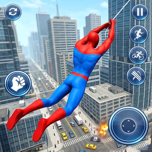 Prise en Main & Utilisation au Quotidien : Rope Hero Games - Spider Superhero Flying Fig