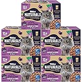 Webbox Naturals Complete Senior (11+) Wet Cat Food, 60 x Meat & Fish in Jelly Variety Pack - Made with Natural Ingredients an