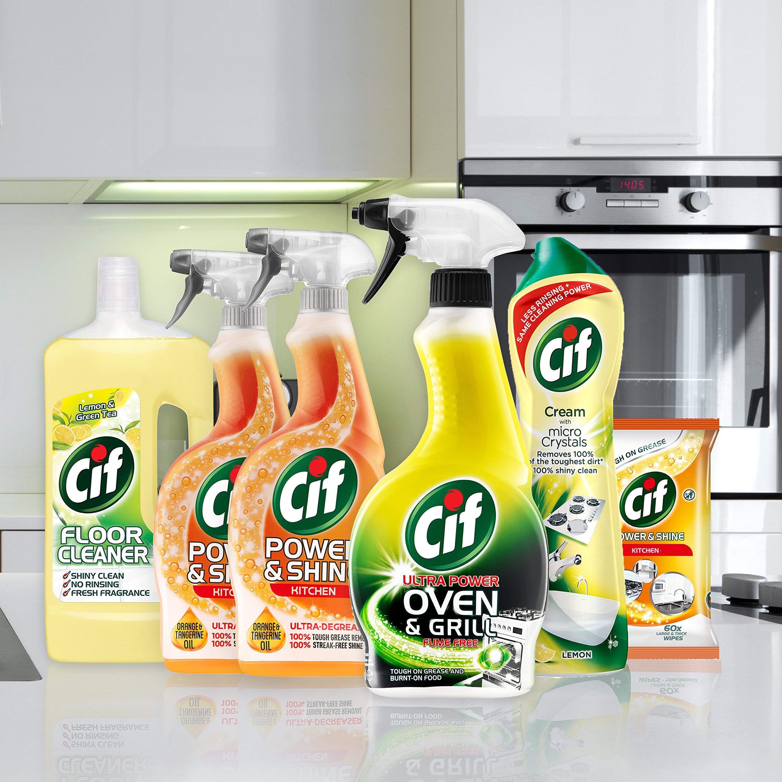 Cif Essential Kitchen Cleaning Kit, 6 items Fresh Store Shop
