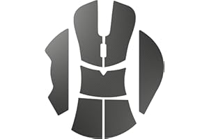 Glorious Gaming – taśma na mysz do Model D- (Minus) – antypoślizgowa, odporna na tłuszcz i pot, grubość 0,5 mm, nacięcia, łatwe przyklejanie, substancja klejąca 3M – Czarna