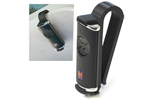 GENERISCH Sonnenblenden Halterung passend für Hörmann Handsender HSE4 868 BS, Mount/Clip für Sonnenblende (Farbe: Schwarz)