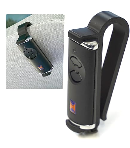 Soporte Con Clip Para Mando A Distancia Hörmann – Compatible Con HS1, HS4, HSM4 Y HSS4