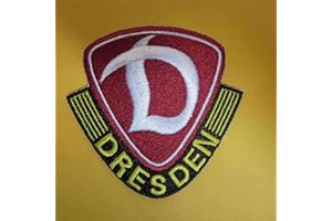 JINGTONGDA 2stk Dynamo3 Dresden1 Aufnäher Patch Football Fussball Soccer Club Iron on bügelbild aufbügler Badge