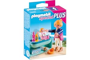 Playmobil - 5368 - Maman avec Bébé et Table à Langer