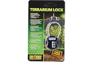 EXO TERRA Exoterra Couvercle pour Terrarium Cadenas Noir