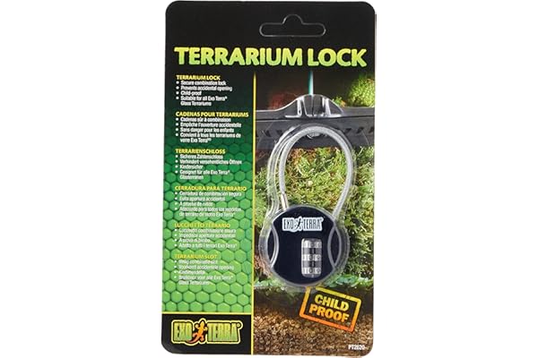 Exoterra Couvercle pour Terrarium Cadenas Noir
