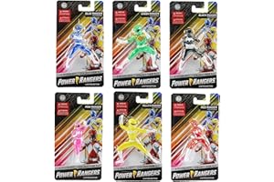 TOPTOYS2U BARGAIN BUNDLES Limited Edition Power Rangers 2.5" Mini Figures - Blue, Green, Black, Pink, Yellow & Red Rangers Set of ALL 6