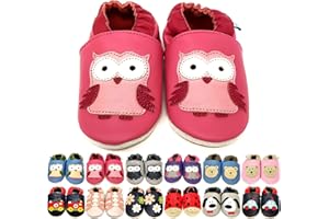 MiniFeet Premium Soft Leather Baby Shoes - Buy 4 Pairs & GET 1 of Them for Free ! - Toddler Shoes - 0-6 Months to 4-5 Years