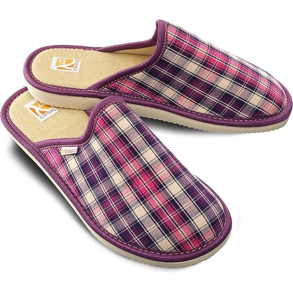Chaussons Maison Homme Femme En Lin - Semelle Mémoire De Forme Antidérapante - Léger Et Confortable - 10
