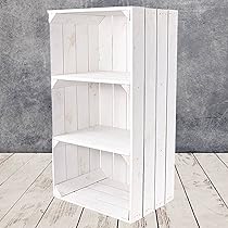 Kistenkolli Altes Land 3er Set Vintage Holzkisten (40x30x25 Cm) – Rustikale Deko- & Aufbewahrungskisten