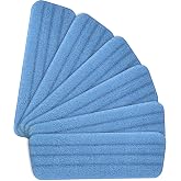 Vicloon Microfibre Replacement Mop Head, 6 Pieces Microfiber Mop Refill, Compatible with All Spray Mops &amp; Reveal Mops, Washab