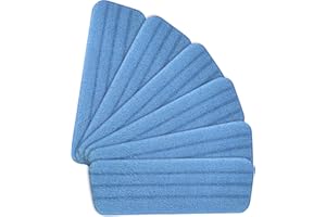 Vicloon Microfibra de Repuesto para Mopa,6 Piezas Recambio de Mopa de Microfibra,Compatible con Todo Spray Mops & Reveal Mops,Recambios de Mopa Lavables y Reutilizables (Azúl)