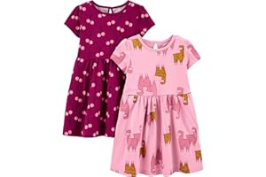 Simple Joys by Carter's Vestito da Gioco (Pacco da 2) Bambine e Ragazze