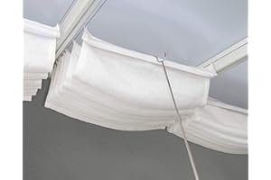Canopia by Palram Stores De Toit, Auvents, Rideaux - Accessoires De Toit De Terrasse, Compatible avec La Couverture De Terrasse (3X3.05)