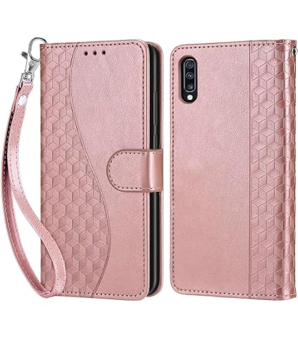 Fertuo Cover per Blackview A70 / A70 Pro, Custodia Portafoglio Cover a Libro in Pelle Flip Case con Silicone Bumper, Fibbia Magnetica, Porta Carte, Kickstand, per Blackview A70, Verde