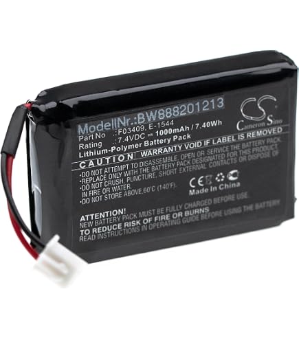 Batteria Li-Polymer 7,4V Per Satlink WS-6908 / WS-6909: Ricambio 1000mAh