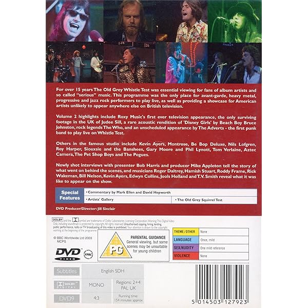 The Old Grey Whistle Test 2 [DVD] [1971]: Amazon.co.uk: Bob