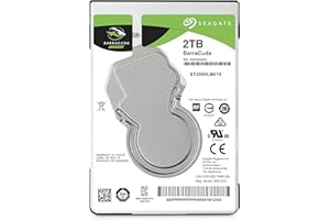 SEAGATE Barracuda 2.5" Disque Dur 2000Go Série ATA III Disque Dur - Disques durs (2.5", 2000 Go, 5400 TR/Min, Série ATA III, 128 Mo, Disque Dur)