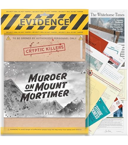 Cryptic Killers Onopgeloste moordmysteriespel Cryptic Killers Onopgeloste moordmysteriespel