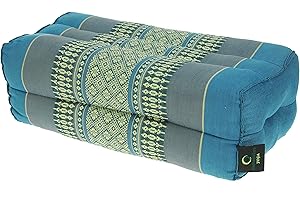 Namesakes Kapok Material Yoga Block Meditation cushion – Support Bolster- Blue Tones